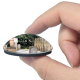 Ethiopia National Museum Addis Ababa 3D Fridge Magnet Crystal Glass