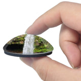 Fiji Tavoro Waterfalls 3D Fridge Magnet Crystal Glass