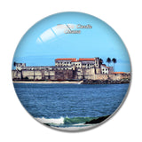 Ghana Elmina Castle 3D Fridge Magnet Crystal Glass