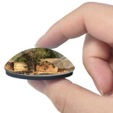 Burkina Faso 3D Fridge Magnet Crystal Glass