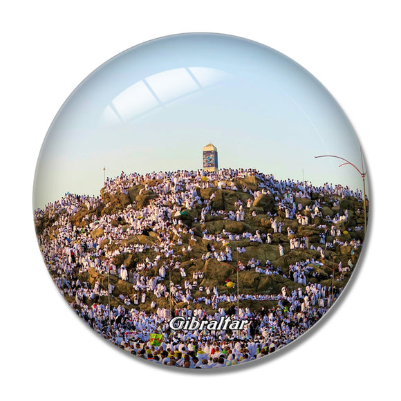 Gibraltar Arafat Womb 3D Fridge Magnet Crystal Glass