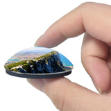 Gibraltar Cliff Rock 3D Fridge Magnet Crystal Glass