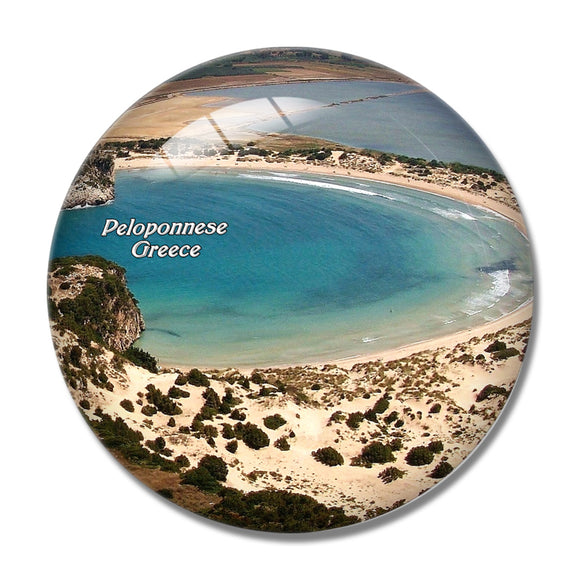 Greece Peloponnese 3D Fridge Magnet Crystal Glass