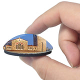 Greece Volos Church 3D Fridge Magnet Crystal Glass