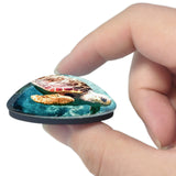 Kiribati Turtle 3D Fridge Magnet Crystal Glass