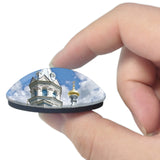 Latvia Daugavpils Church 3D Fridge Magnet Crystal Glass