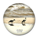 Latvia Jurmala Beach 3D Fridge Magnet Crystal Glass