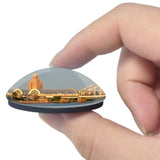 Latvia Riga Daugava Bridge 3D Fridge Magnet Crystal Glass