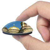 Latvia Riga Orthodox Church 3D Fridge Magnet Crystal Glass