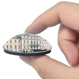 Latvia Rundale Palace Pilsrundale 3D Fridge Magnet Crystal Glass