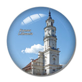 Lithuania Kaunas Town Hall 3D Fridge Magnet Crystal Glass