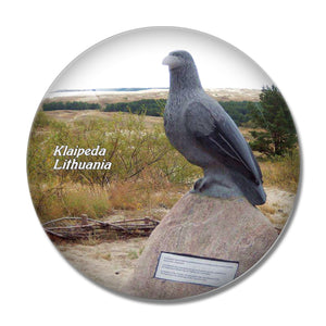 Lithuania Klaipeda Park 3D Fridge Magnet Crystal Glass