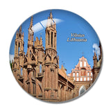 Lithuania Vilnius St. Anne's Church 3D Fridge Magnet Crystal Glass