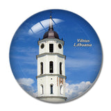 Lithuania Vilnius Tower 3D Fridge Magnet Crystal Glass