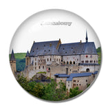 Luxembourg Knight Castle 3D Fridge Magnet Crystal Glass