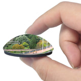 Luxembourg Passerelle 3D Fridge Magnet Crystal Glass