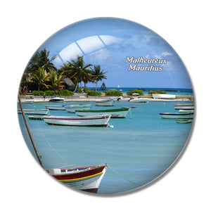 Mauritius Cap Malheureux 3D Fridge Magnet Crystal Glass