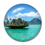 Mauritius Island 3D Fridge Magnet Crystal Glass