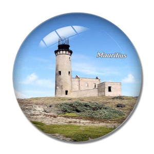 Mauritius Lighthouse 3D Fridge Magnet Crystal Glass