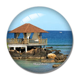 Mauritius Pier 3D Fridge Magnet Crystal Glass