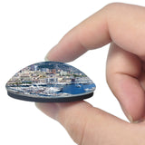 Monaco French Riviera 3D Fridge Magnet Crystal Glass