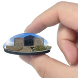 Montenegro Njegos Mausoleum Cetinje 3D Fridge Magnet Crystal Glass