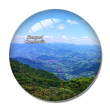 Cambodia Bokor National Park Kampot 3D Fridge Magnet Crystal Glass