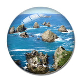 New Zealand Pacific New Zealand 3D Fridge Magnet Crystal Glass