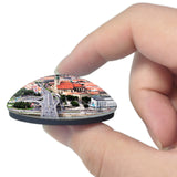 Slovakia Bratislava 3D Fridge Magnet Crystal Glass