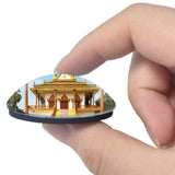 Cambodia Wat Leu Temple Sihanoukville 3D Fridge Magnet Crystal Glass