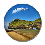 South Africa Coffee Bay 3D Fridge Magnet Crystal Glass