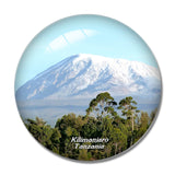 Tanzania Kilimanjaro 3D Fridge Magnet Crystal Glass