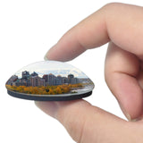 Canada Calgary 3D Fridge Magnet Crystal Glass