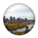 Canada Calgary 3D Fridge Magnet Crystal Glass