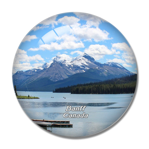 Canada Canada Banff National Park 3D Fridge Magnet Crystal Glass