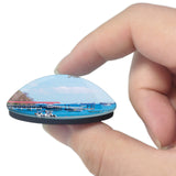 Beach Panama 3D Fridge Magnet Crystal Glass