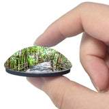 Belize Bacab Jungle Park 3D Fridge Magnet Crystal Glass