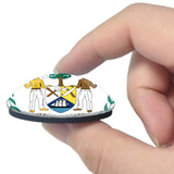 Belize Flag 3D Fridge Magnet Crystal Glass