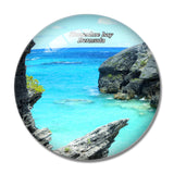 Bermuda Horseshoe Bay Beach 3D Fridge Magnet Crystal Glass