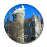 Canada Casa Loma Toronto 3D Fridge Magnet Crystal Glass