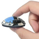 Brazil Congonhas Minas 3D Fridge Magnet Crystal Glass