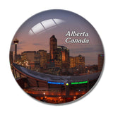 Canada Alberta skyline calgary 3D Fridge Magnet Crystal Glass