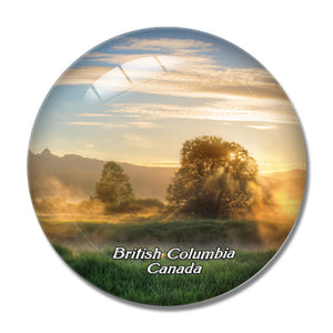 Canada British Columbia 3D Fridge Magnet Crystal Glass