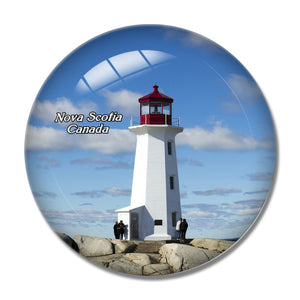 Canada Nova Scotia 3D Fridge Magnet Crystal Glass