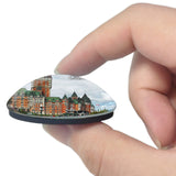 Canada Quebec Perce Rock 3D Fridge Magnet Crystal Glass