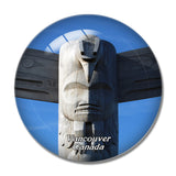 Canada Totem Pole Vancouver Island 3D Fridge Magnet Crystal Glass