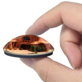 Colombia Village Leyva 3D Fridge Magnet Crystal Glass