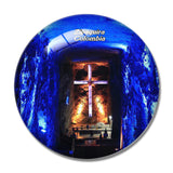 Colombia Zipaquira Cathedral 3D Fridge Magnet Crystal Glass