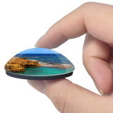 Cyprus Ayia Napa Blue Lagoon 3D Fridge Magnet Crystal Glass