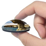 Cyprus Sea Caves 3D Fridge Magnet Crystal Glass